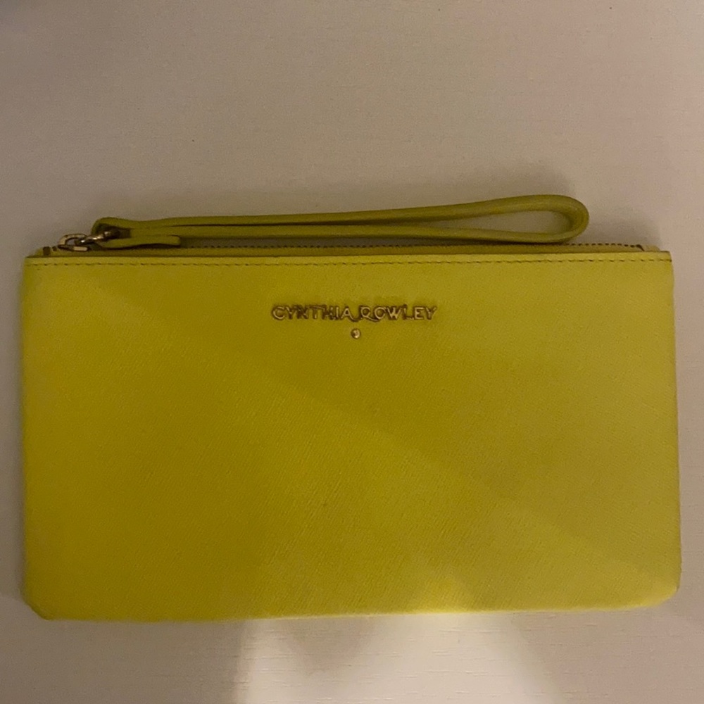 Yellow hand purse